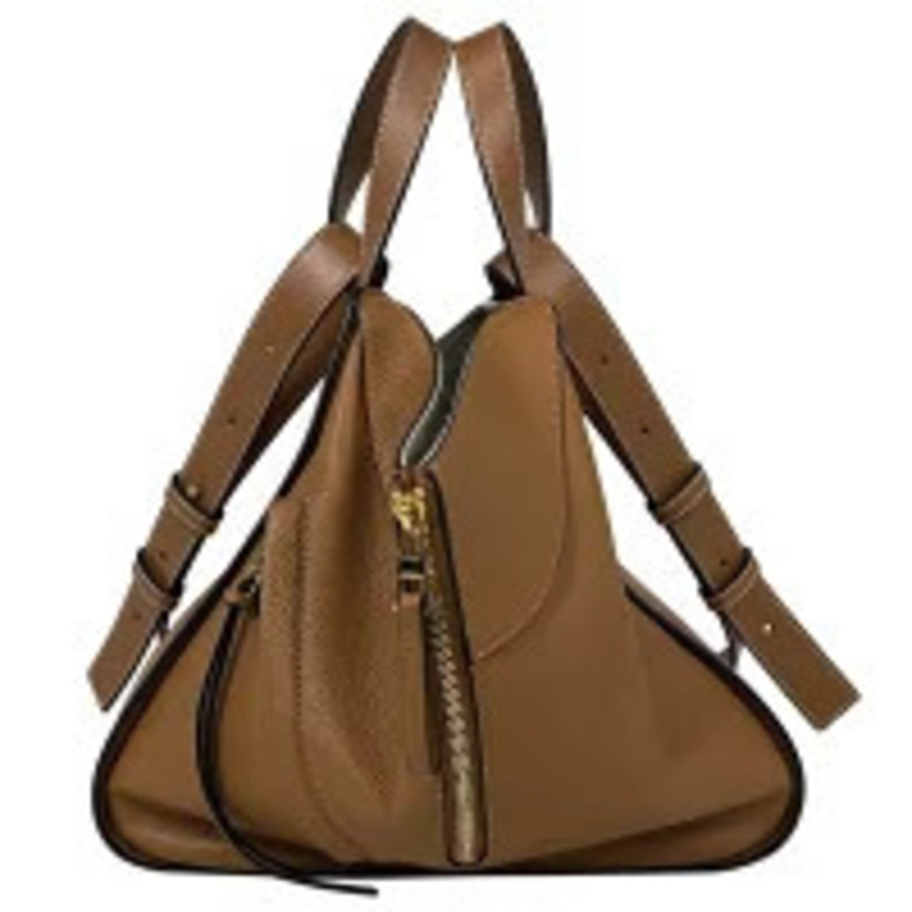 Loewe Brown Bag Hammock Leather Shoulder Anagram Brown